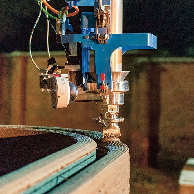 Enlargeable photo of 3-D printer