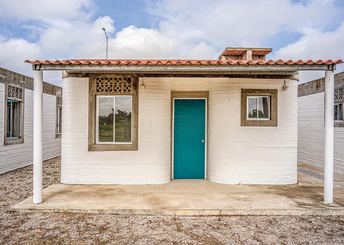 3-D printed home